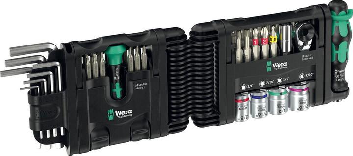 Actual product image Wera Tool-Check Modular Set Imperial 1 (1/4 x 50 mm)
