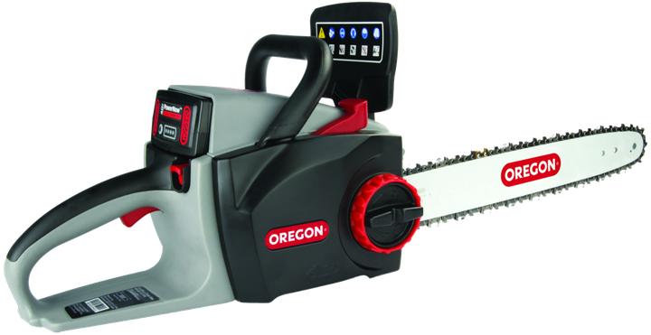 Actual product image Oregon CS300 + accessories (Battery chain saw)