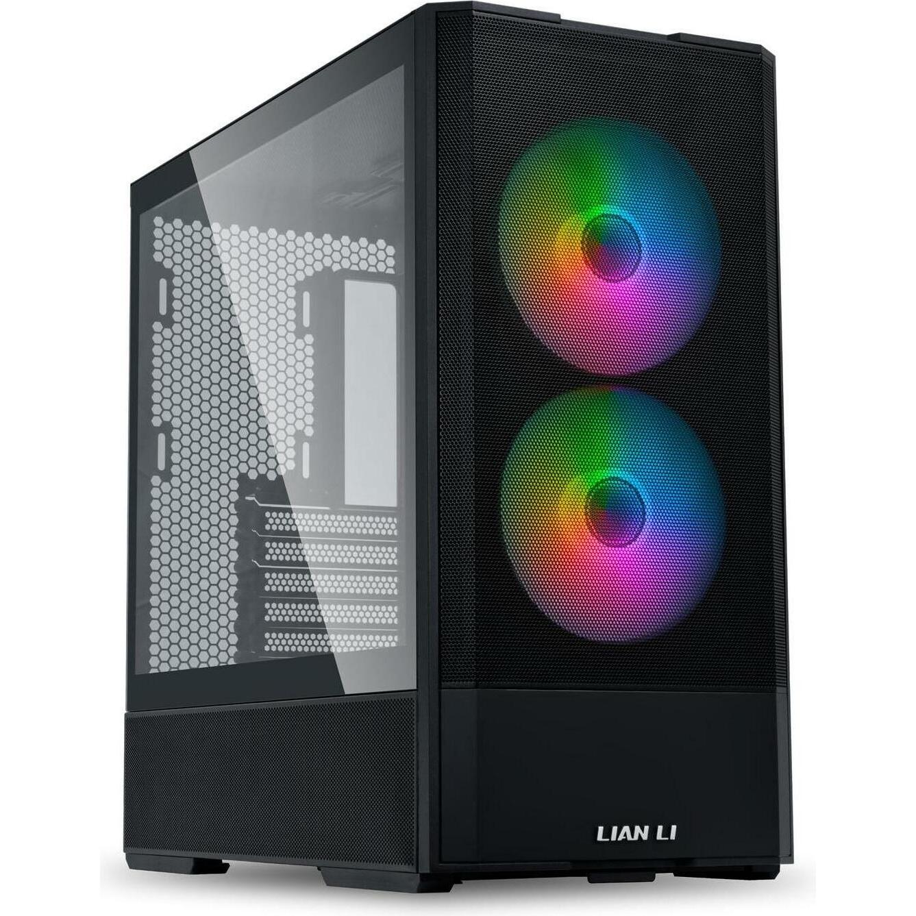 Lian-Li Lancool 207 (Mini-ITX, mATX, ATX), PC Gehäuse, Schwarz