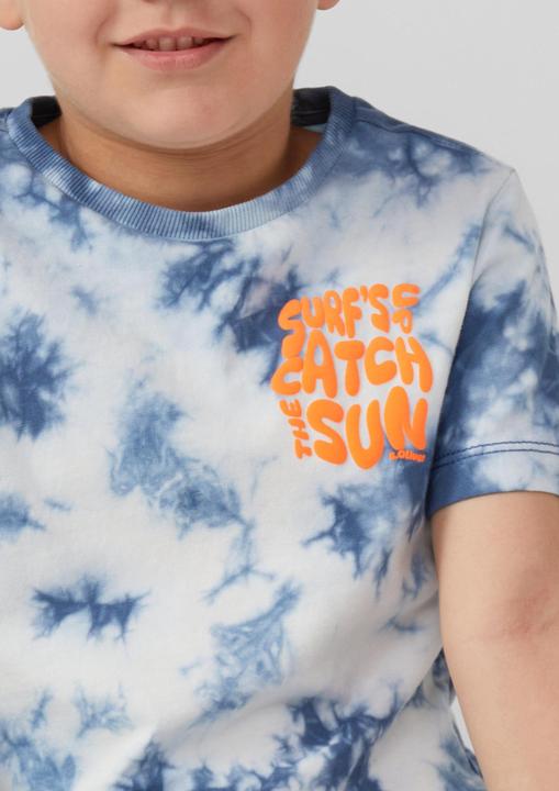 Immagine prodotto S.Oliver T-Shirt T-Shirt mit Batikmuster und Printdetail (140)