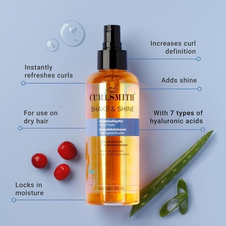 Image du produit Curlsmith Shake Shine Curl Refreshing Mist Biphase Spray (195 ml)