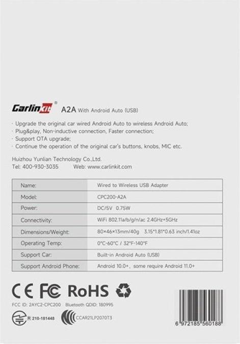 Produktbild Carlinkit CPC200-A2A