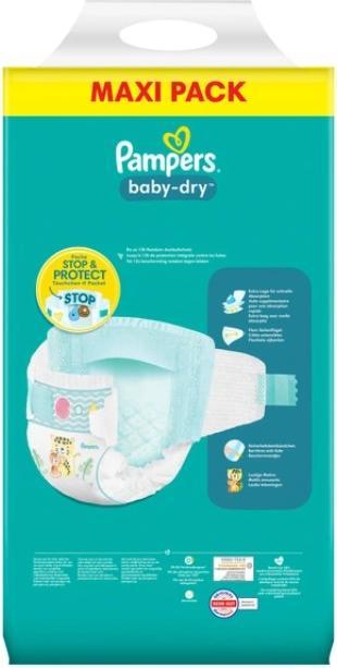 Image du produit Pampers Baby-Dry (Taille 3, Pack semi-mensuel, 124 pièce(s))