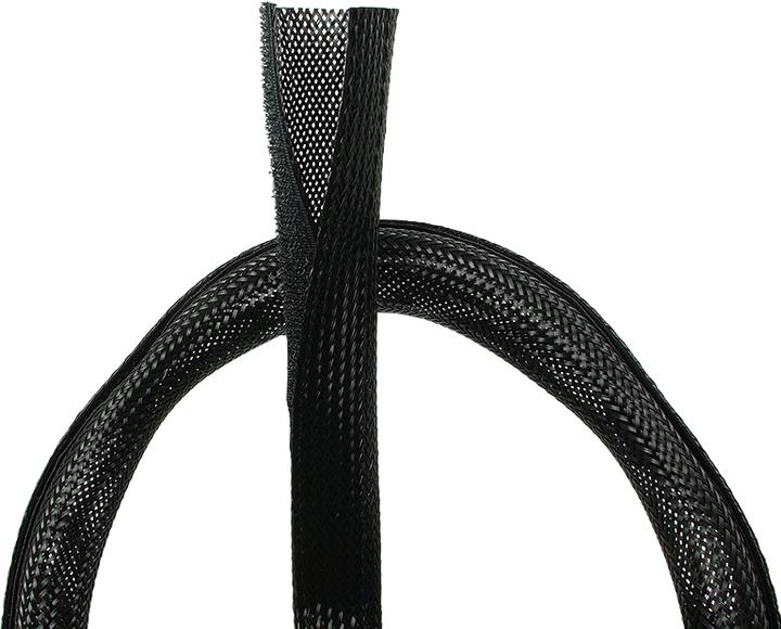 Productafbeelding LogiLink Kabelbundel stofslang, zwart (Kabeldoorvoer, 180 cm)