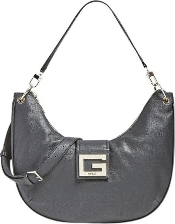 Produktbild Guess Brightside, Polyurethane, Textile Bag, Large Hobo, Black, For Women