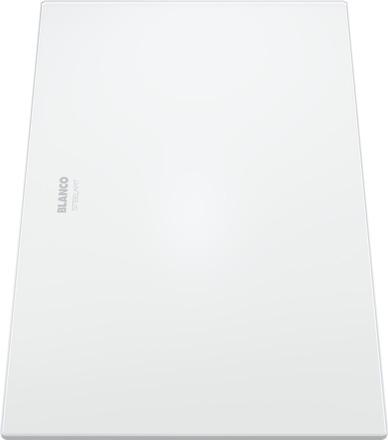 Blanco Planche à découper en verre de sécurité blanc satiné