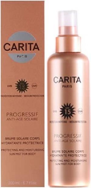 Actual product image Carita Paris Brume Solaire Corps Hydratante Protec SPF15 (Suntan cream, SPF 15, 200 ml)