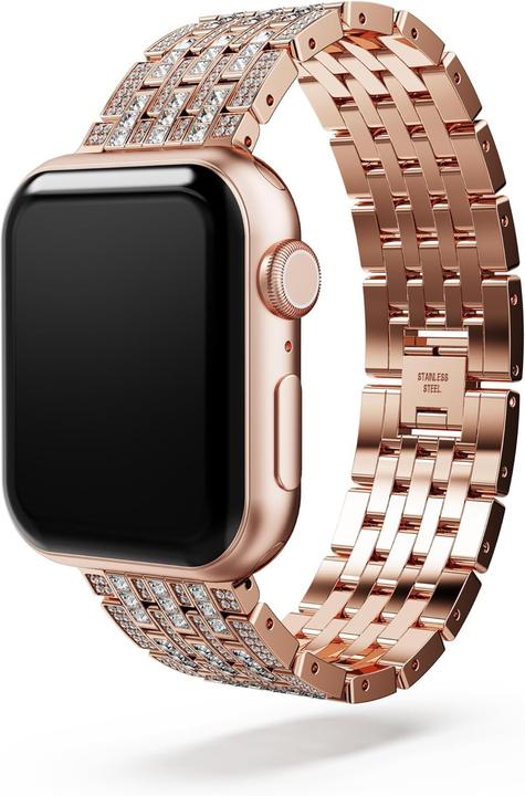 Produktbild Swarovski Sparkling Princess Strap For Apple Watch 40mm 41mm Rose Gold Color Rose Gold Finish Crystals crysta