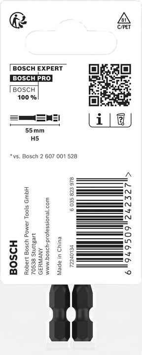 Actual product image Bosch Professional Zubehör PRO Hex Impact Bit (Hexagonal)