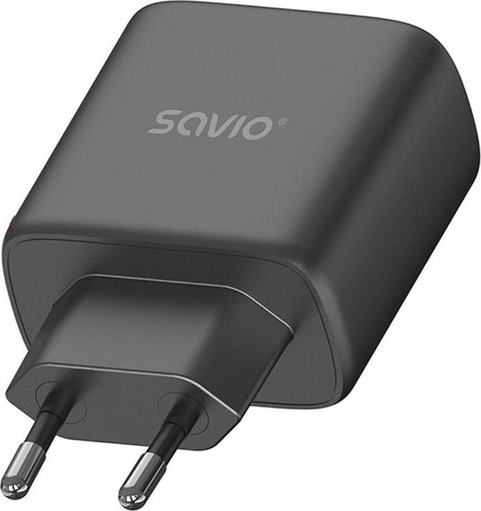 Actual product image Savio Wall charger 30 W Quick Charge, Power Delivery 3.0, LA-06 (30 W, 2 ports)