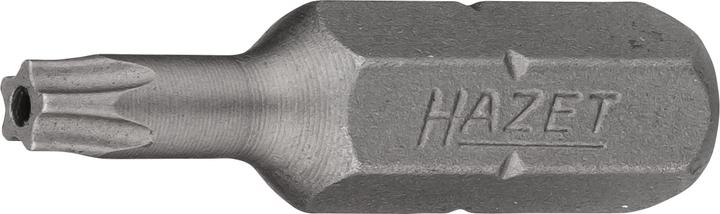 Actual product image HAZET 5-star bit 2225-15H ∙ Hexagon, solid 6.3 (1/4 inches) ∙ Inside 5-star profile with pin ∙ 15H (Hexagon socket TX)