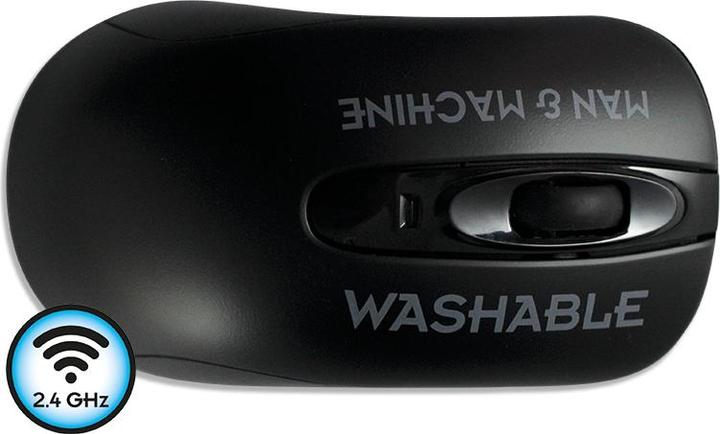 Actual product image Man & Machine Europe MAN&MACHINE Mouse C washable wirel. 1000dpi,USB,2button,black,DE,wireless (Wireless)