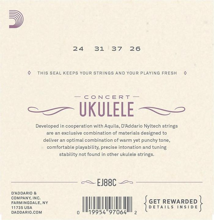 Produktbild D'Addario EJ88C (Konzert)