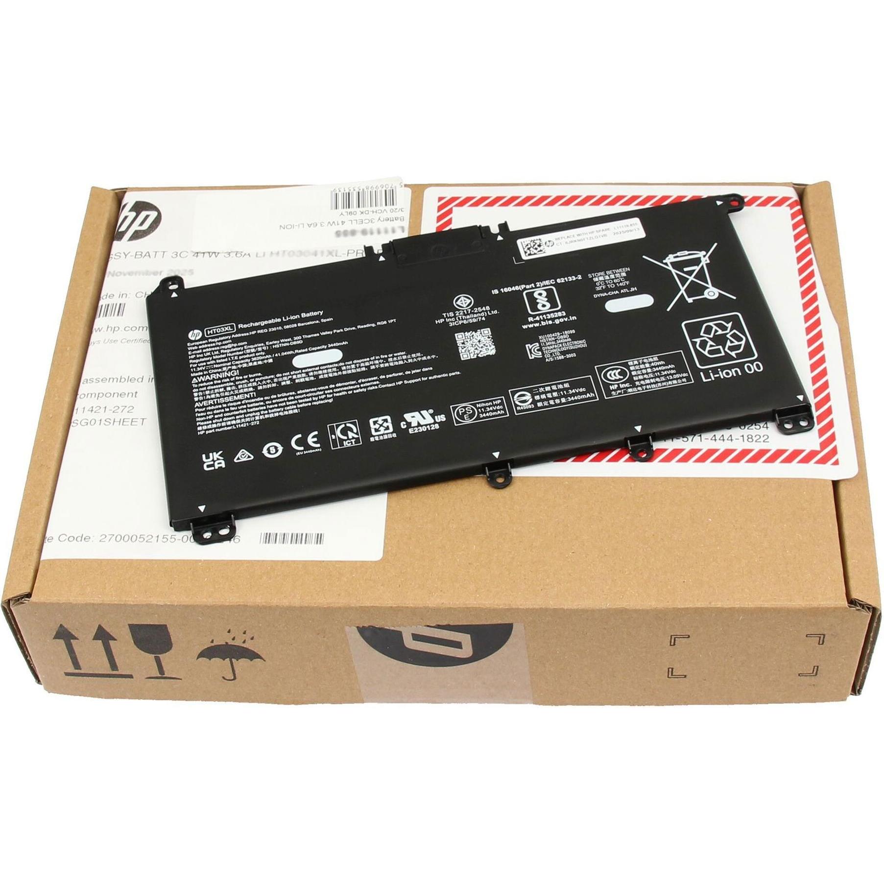 HP L11119-856 (3 Zellen, 3600 mAh), Notebook Akku