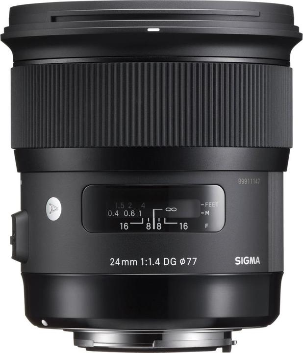 Immagine prodotto Sigma 24mm f/1,4 DG HSM ART, Sony E (Sony E, Full-frame, APS-C / DX)