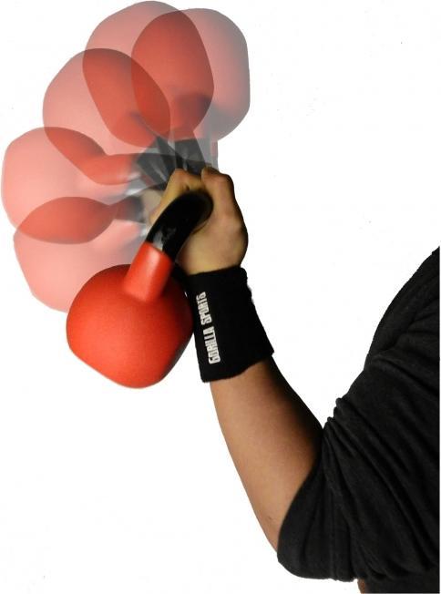 Produktbild Gorilla Sports Kettlebell Wristlet - Handgelenkschutz (11, One Size)