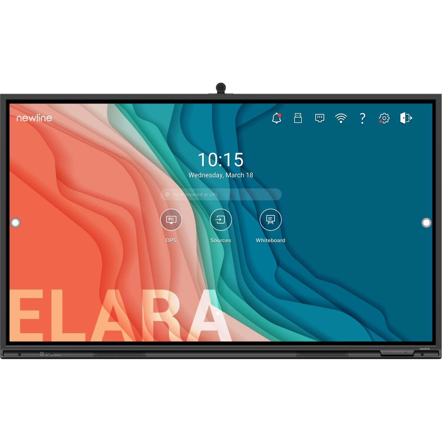 Newline TT-6522Q Elara IR Touch (65"), Digital Signage, Schwarz