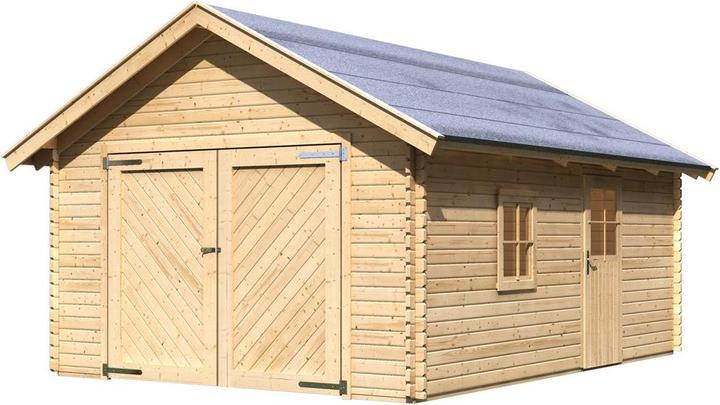 Image du produit Karibu Blockhausgarage mit Tor