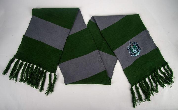 Actual product image Scarf Slytherin Bold Stripes (Hanger) 160 cm