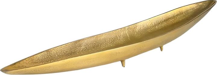 FineBuy Dekoschale FB77675 Aluminium 80 cm Gold