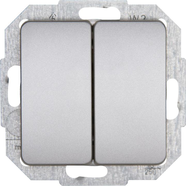 Produktbild Kopp Serienschalter MILANO stahl