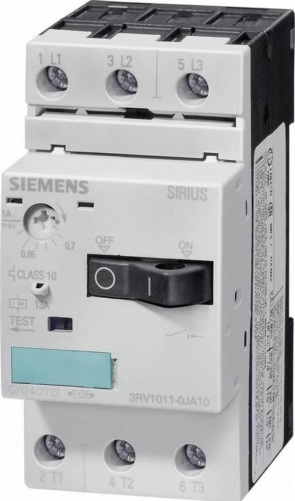 Produktbild Siemens Motorschutzschalter 3RV1 0,55-0,8A