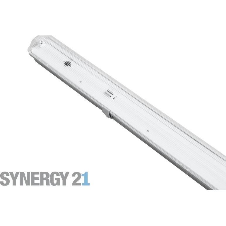 Synergy 21, Accessori per illuminazione, Tubo LED serie T8 1X0cm, base IP55 Clip di copertura