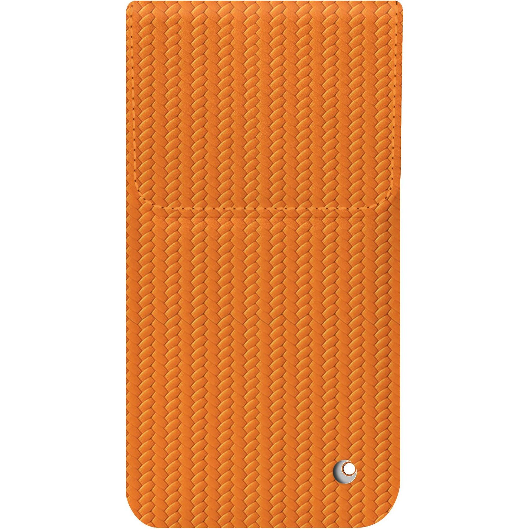 Noreve Lederschutzhülle (Apple iPhone 16 Pro), Smartphone Hülle, Orange