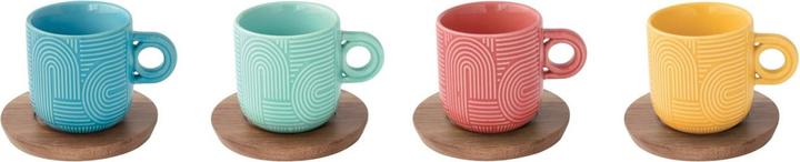 Produktbild Easy Life 4er Set Take a Loop Espressotasse (110 ml, 4x)
