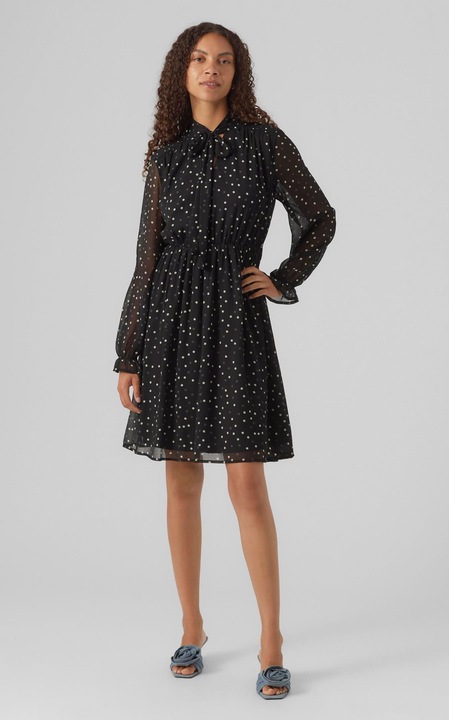 Produktbild Vero Moda VMVIGGA LS ABK DRESS EXC Kleid (XS)