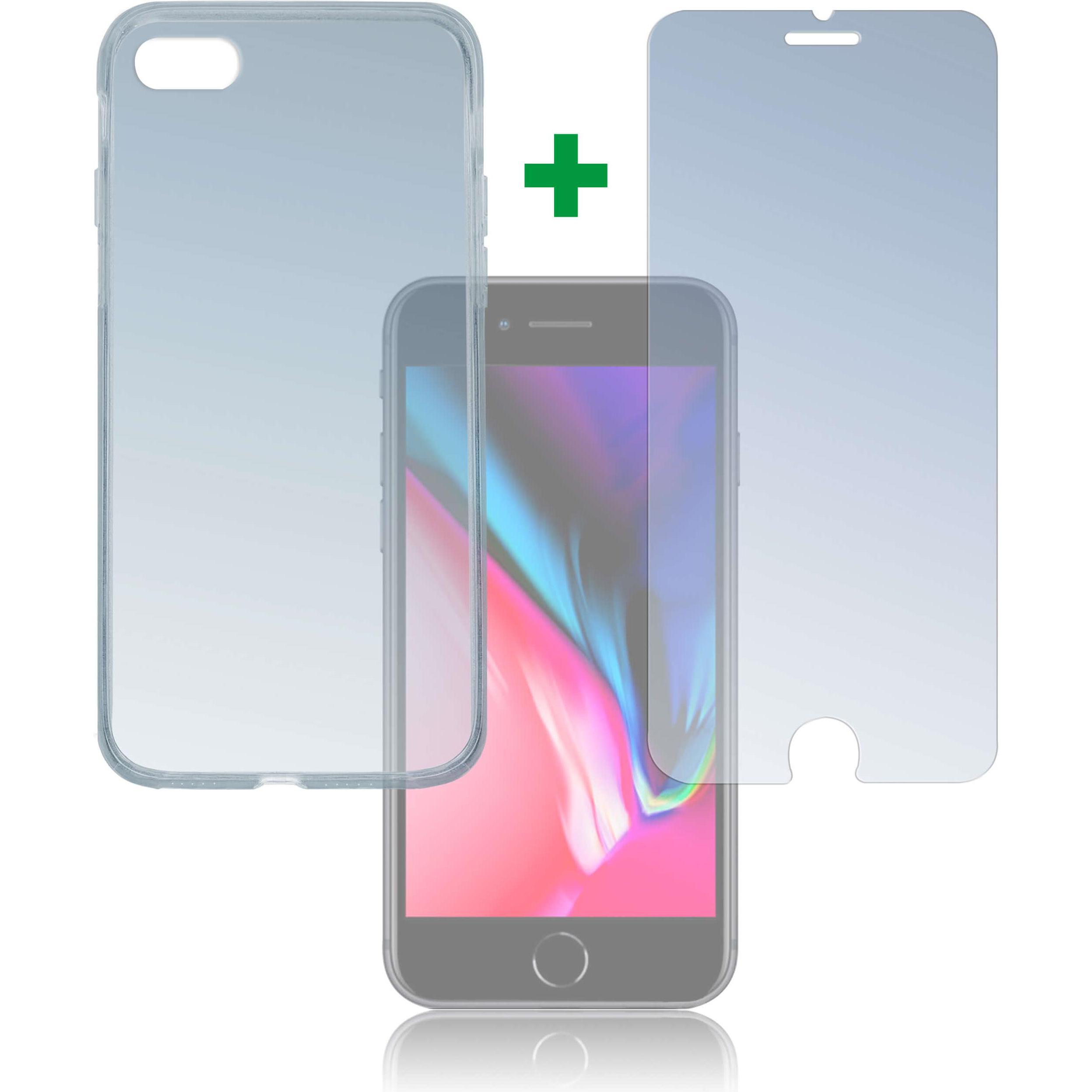 4smarts Premium Protection (Apple iPhone 8, Apple iPhone 7), Smartphone Hülle, Transparent