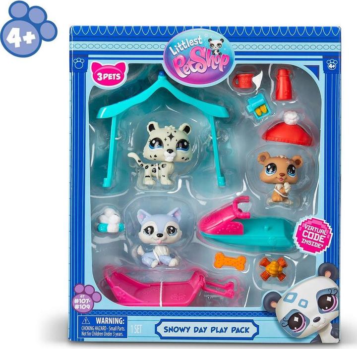Image du produit Bandai LPS Set 3 Pets Neige & acces. 4+