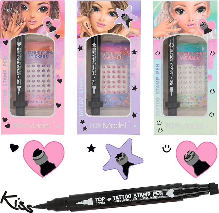 Top Model TOPModel - Tattoo Pen with Glitter Stones BEAUTY and ME ( 0412745 )