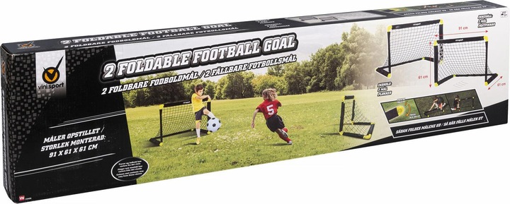 Produktbild Vini Sport 2 x Football Goal Foldable (24406)
