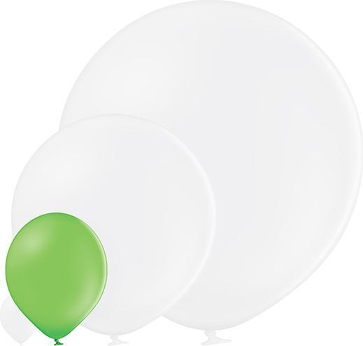 Image du produit Belbal 25 ballons ronds décoratifs Ø 33 cm LIME GREEN (25 x)