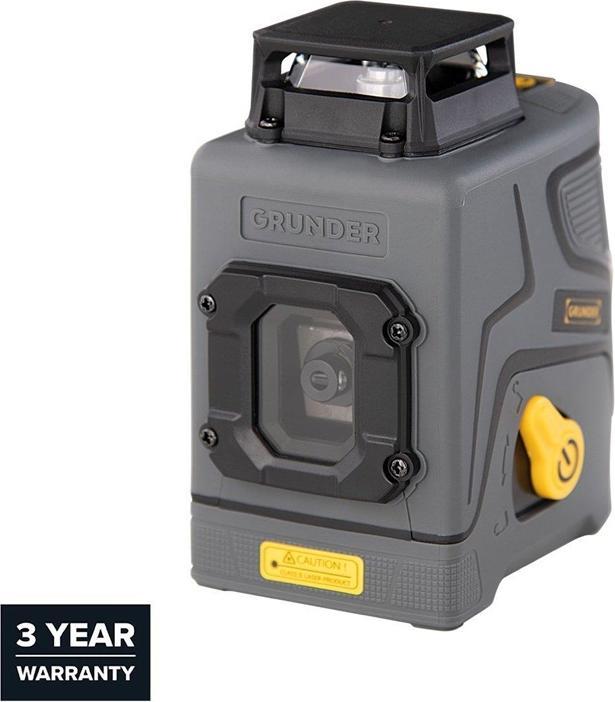 Actual product image Grunder CORDLESS LASER LEVEL 1X3D+1V MTM330B