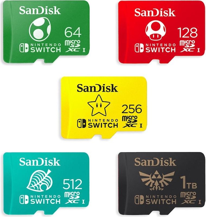 Produktbild SanDisk Nintendo Switch Card (128 GB, microSDXC, U3, UHS-I)