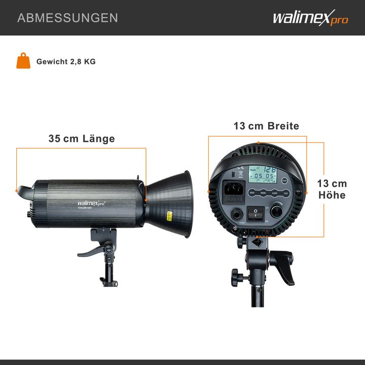 Produktbild Walimex pro Stager 400 HSS Set Double (Set, 400 Ws)