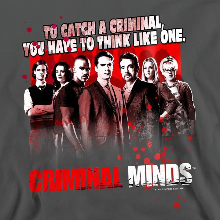 Actual product image Criminal Minds Unisex Adult Think Like One Sweatshirt (S)