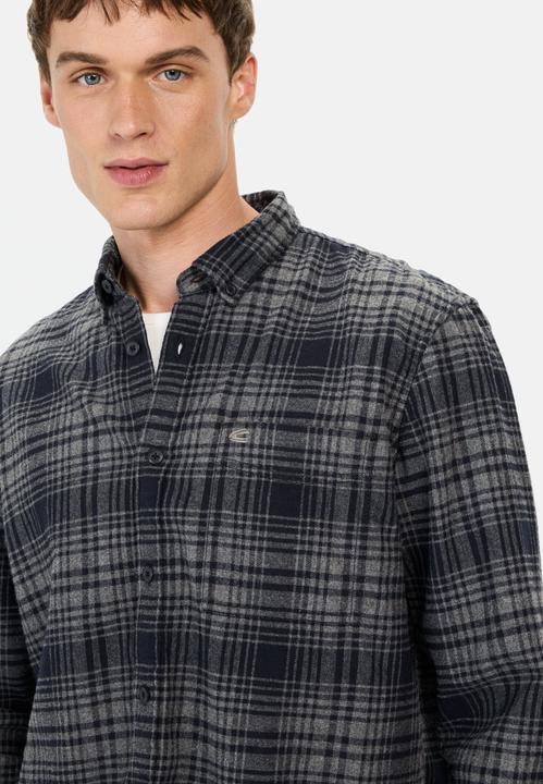 Produktbild Camel Active Langarmhemd mit Karomuster (3XL)