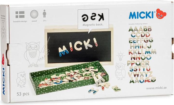 Actual product image Micki Magnetic letters 53 pcs. (53 x)