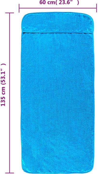 Actual product image vidaXL Strandtuch (200 x 75 cm)