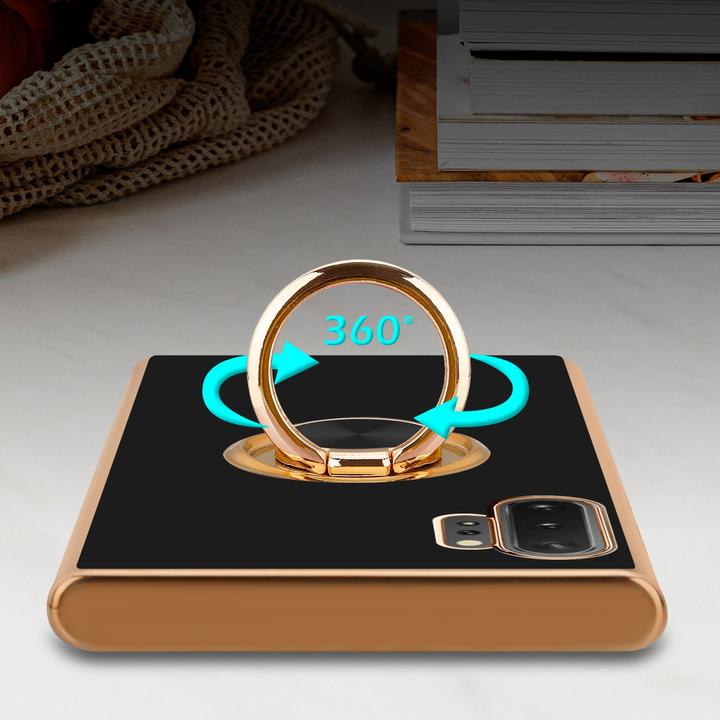 Produktbild Cadorabo Hülle für Samsung Galaxy NOTE 10 PLUS im TPU mit Kameraschutz und Ring LM089 Style (Samsung Galaxy Note 10 Plus)