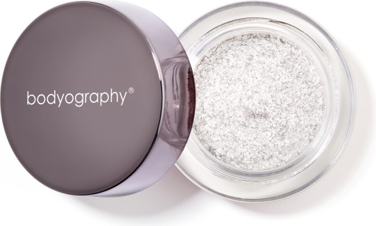 Actual product image Bodyography Glitter Pigments Halo (Grey)