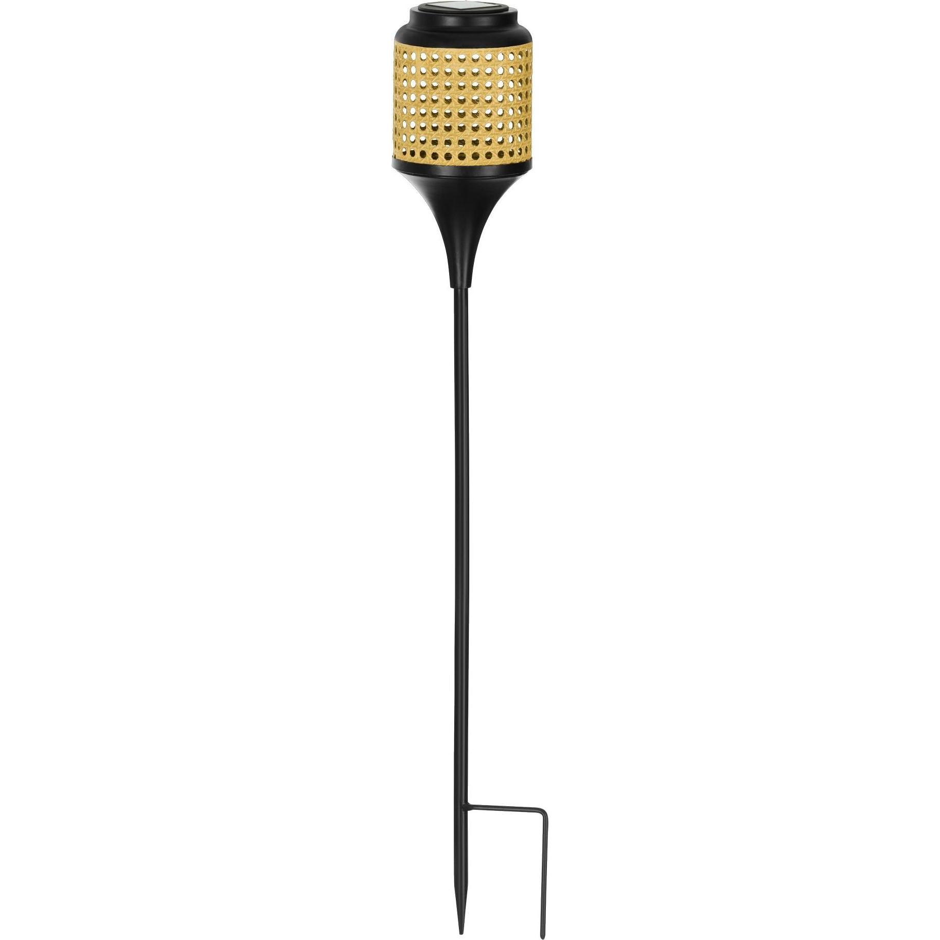 EGLO, Gartenbeleuchtung, Gartenlicht Solarspiess, 85 cm, Braun/Schwarz (IP44)