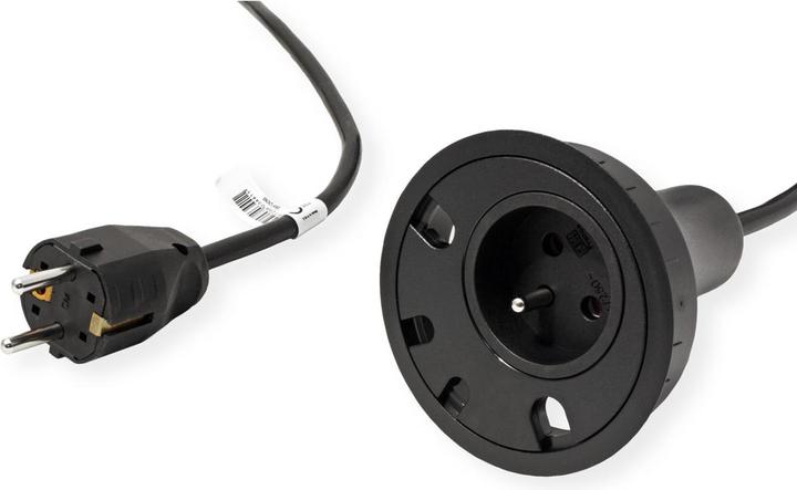 Actual product image Bachmann 938.002 LOOP IN 1xUTE 4xKBD sw 2.0m CEE7/7 (1 x, CEE 7/5, 2 m)