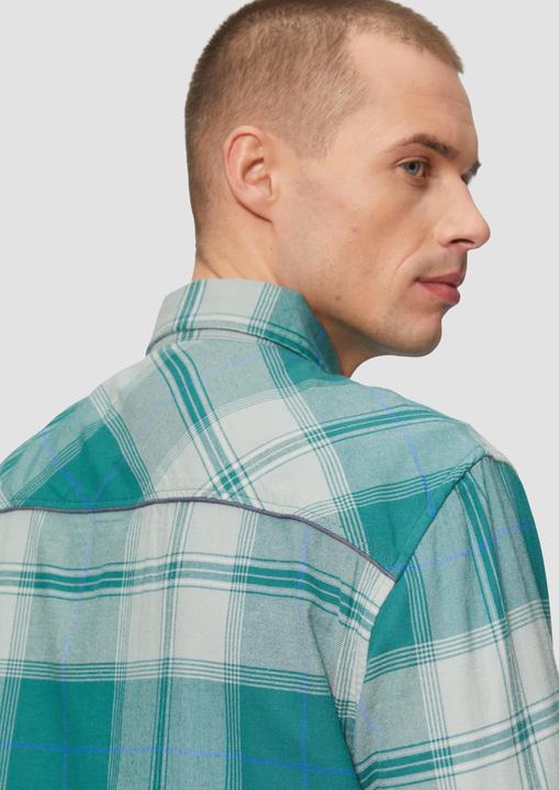 Immagine prodotto S.Oliver Hemd Regular Fit: Kariertes Flanellhemd mit Brusttasche (XL)