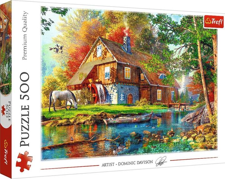 Trefl Puzzle 500 - Ferienhaus am Fluss (500 Teile)