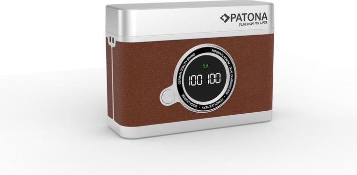 Produktbild Patona Retro Dual Charging Case LP-E17 (Kamera Akku Ladegerät)