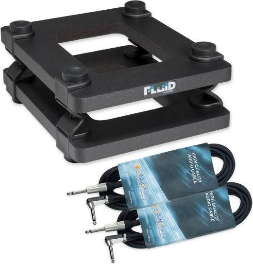Produktbild Fluid Audio Boxenstative DS5 1 Paar mit zwei Kabel (1 Paar, Höhenverstellbar, Neigbar)
